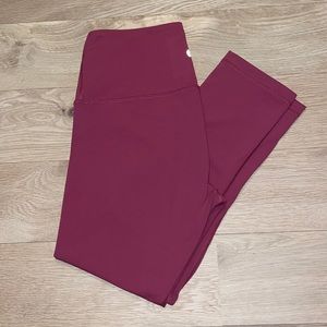 90 Degree Pink Crop Leggings